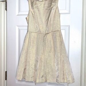 Love 21 Gold Sleeveless Dress - Size S